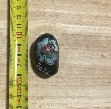 Glücksbringer - Kleeblatt mit Marienkäfer (2026)